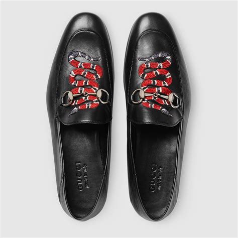 gucci fur loafers snake|gucci leather loafers.